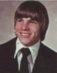 Yearbook portrait of Lance Moorman