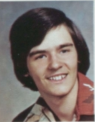 Yearbook portrait of Rick Langely
